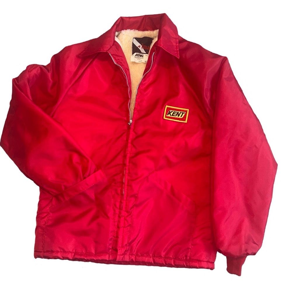 Vintage 1990s KENT (Seeds) Jacket Red Size Medium